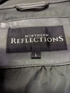 Northern Reflections Olive Faux Leather Jacket – Size L