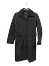 Grand Harbour Black Cotton-Blend Trench Coat – Size 10