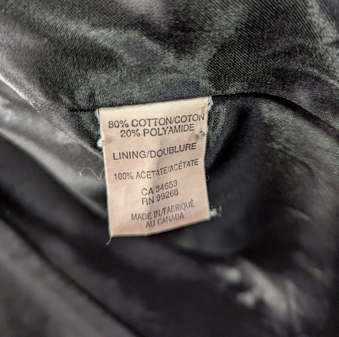 Grand Harbour Black Cotton-Blend Trench Coat – Size 10
