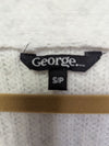 George Light Grey Cable-Knit Cardigan – Size S/P