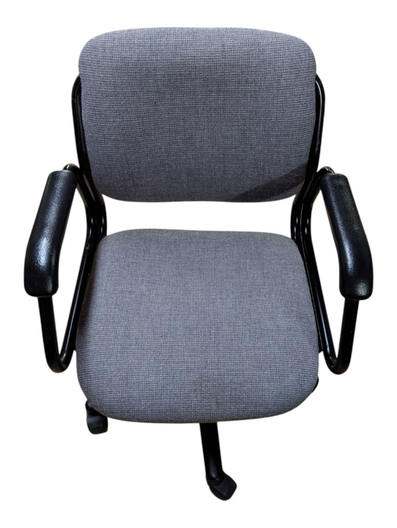 Grey Fabric Swivel Office Chair