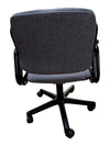 Grey Fabric Swivel Office Chair