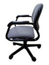 Grey Fabric Swivel Office Chair