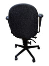 Black & Grey Adjustable Office Chair with Armrests