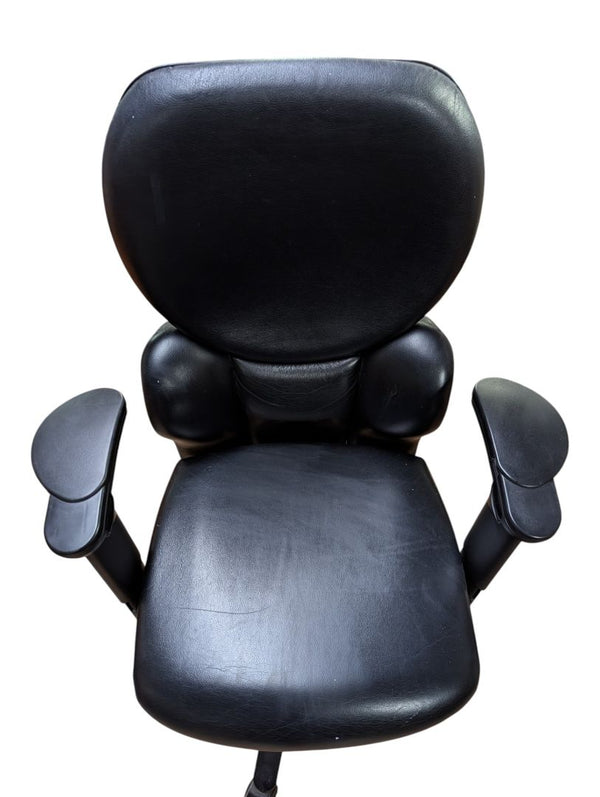 Black Faux Leather Executive Office Chair