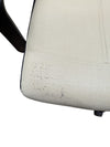 Cream & Black High-Back Swivel Office Chair