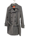 Joe Fresh Grey Double-Breasted Belted Coat