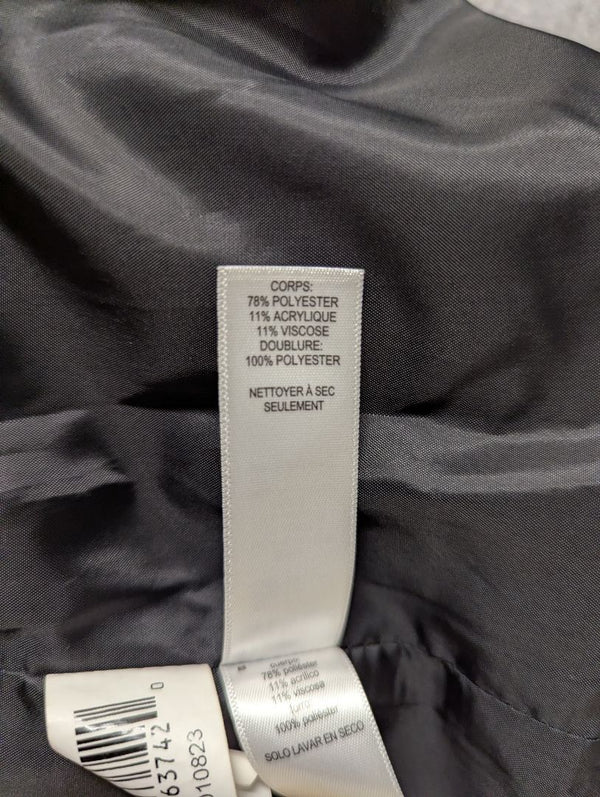 Joe Fresh Grey Double-Breasted Belted Coat
