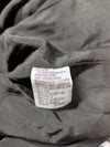 Black Zip-Front Wool-Blend Coat