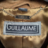 Guillaume Brown Genuine Leather Belted Jacket