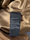 Guillaume Brown Genuine Leather Belted Jacket