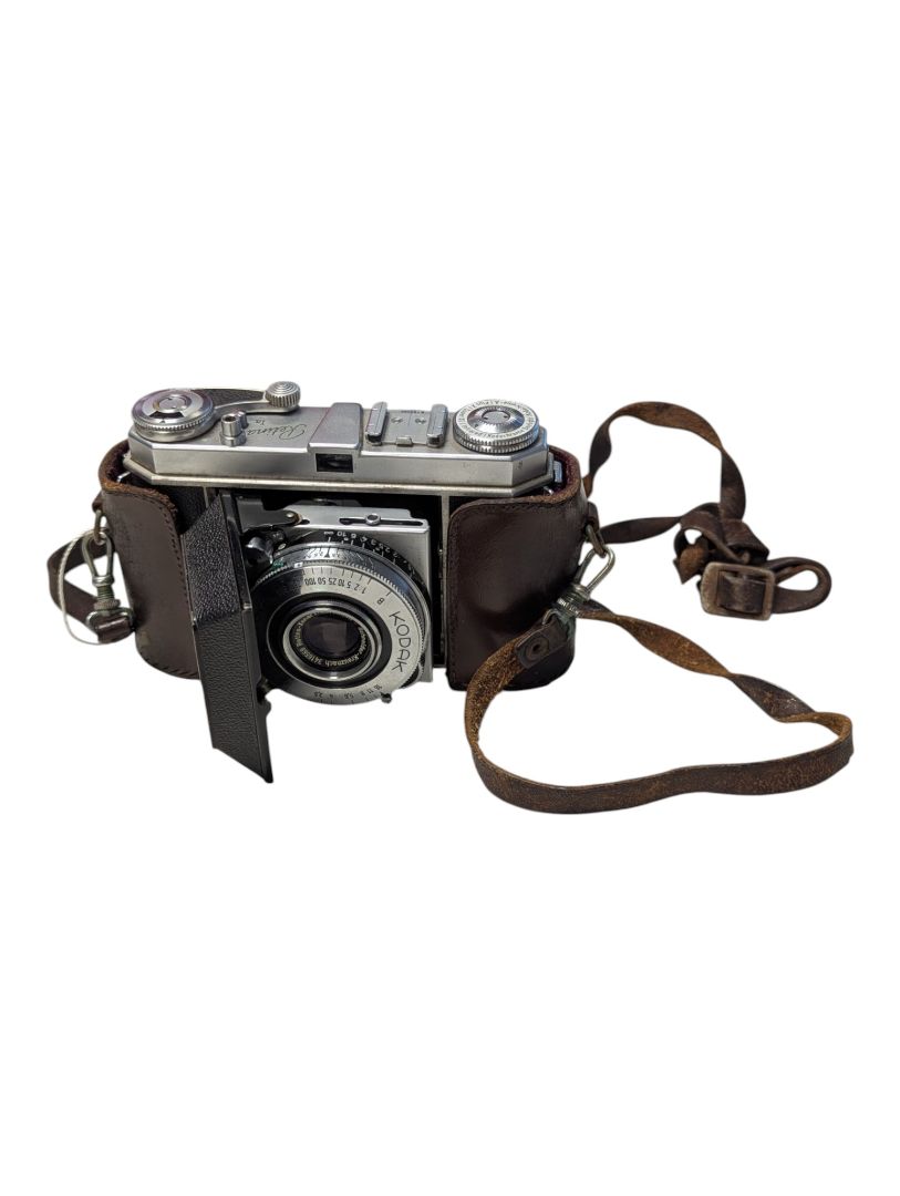 Vintage Kodak Retina Ia 35mm Camera with Original Leather Case