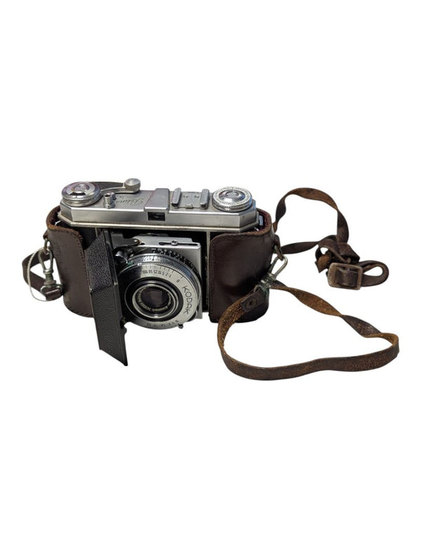 Vintage Kodak Retina Ia 35mm Camera with Original Leather Case