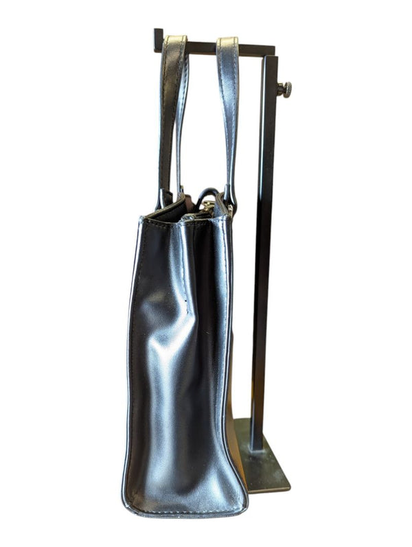 GUESS Black Faux Leather Tote Bag