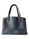 GUESS Black Faux Leather Tote Bag