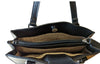 GUESS Black Faux Leather Tote Bag
