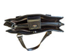 GUESS Black Faux Leather Tote Bag