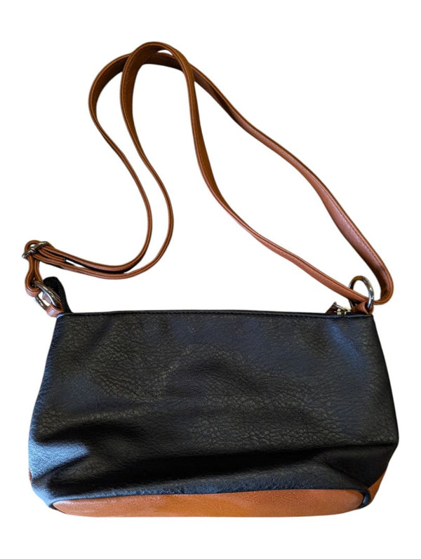 Rosetti Black & Brown Crossbody Bag