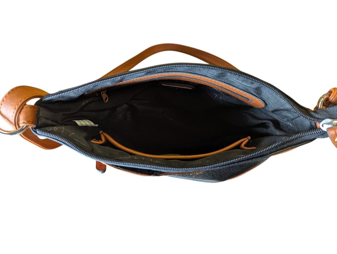 Rosetti Black & Brown Crossbody Bag