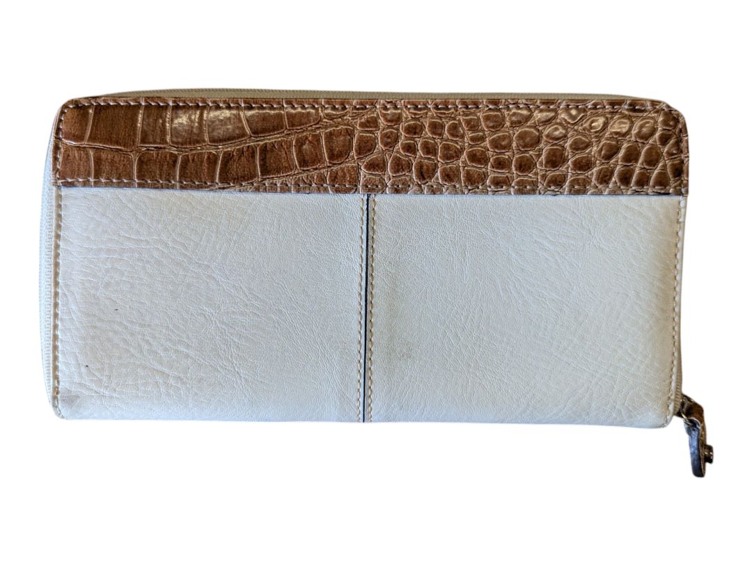 Liz Claiborne Two-Tone Zip-Around Wallet