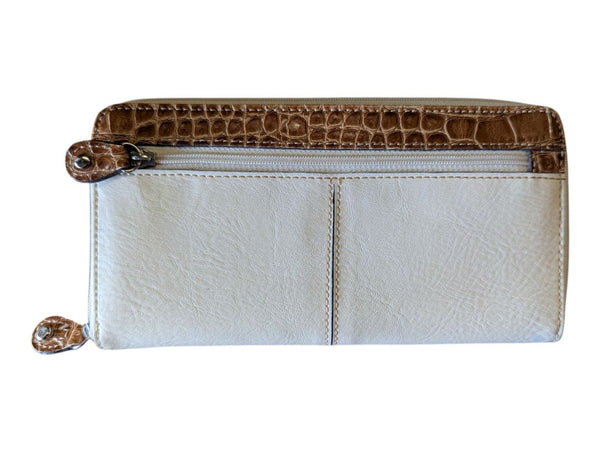 Liz Claiborne Two-Tone Zip-Around Wallet