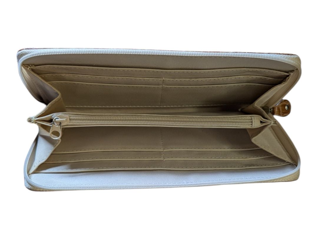 Liz Claiborne Two-Tone Zip-Around Wallet