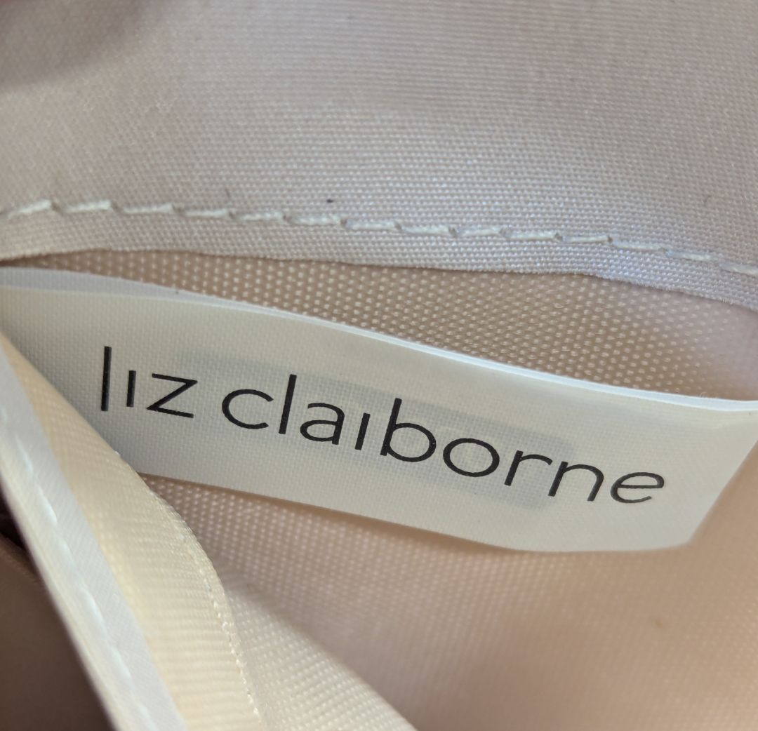 Liz Claiborne Two-Tone Zip-Around Wallet