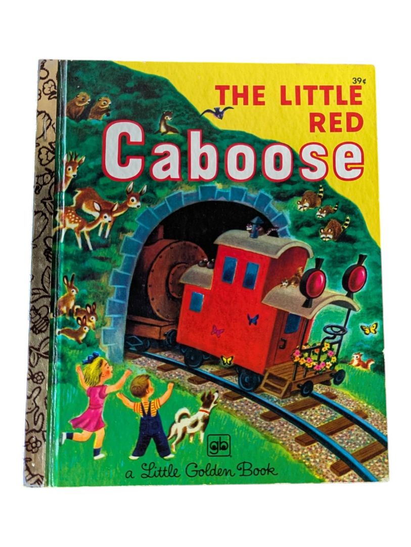 Vintage Little Golden Books Lot of 4 – The Little Red Caboose, Chitty Chitty Bang Bang & Tom and Jerry