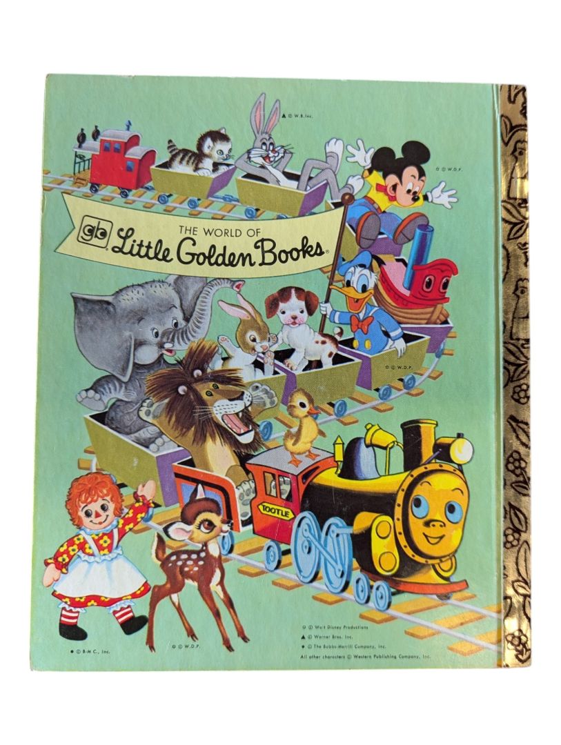 Vintage Little Golden Books Lot of 4 – The Little Red Caboose, Chitty Chitty Bang Bang & Tom and Jerry