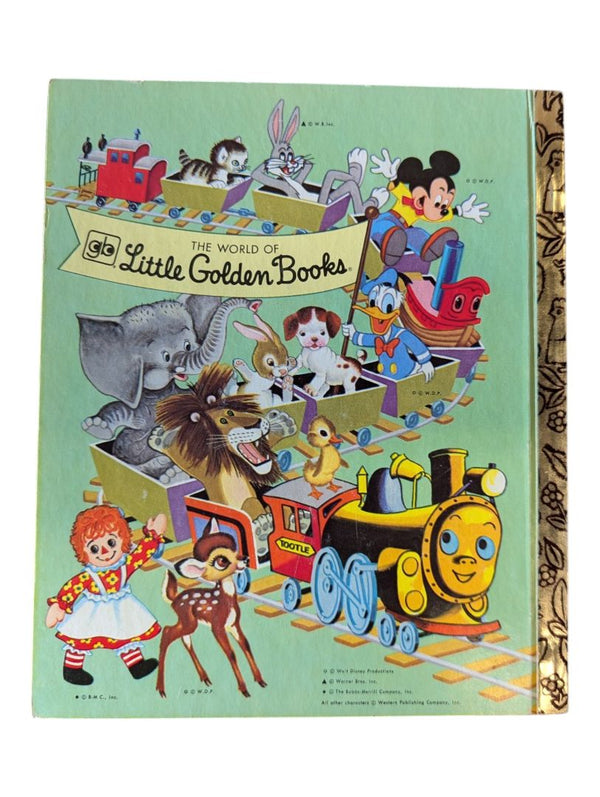 Vintage Little Golden Books Lot of 4 – The Little Red Caboose, Chitty Chitty Bang Bang & Tom and Jerry