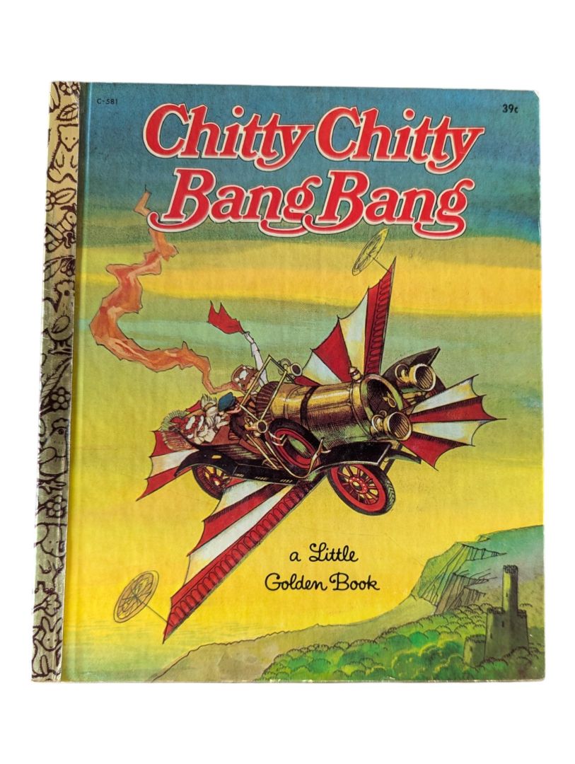 Vintage Little Golden Books Lot of 4 – The Little Red Caboose, Chitty Chitty Bang Bang & Tom and Jerry