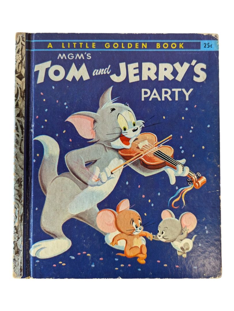 Vintage Little Golden Books Lot of 4 – The Little Red Caboose, Chitty Chitty Bang Bang & Tom and Jerry