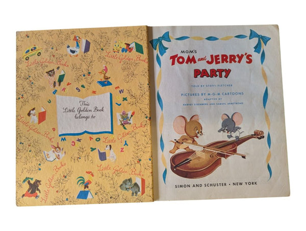 Vintage Little Golden Books Lot of 4 – The Little Red Caboose, Chitty Chitty Bang Bang & Tom and Jerry