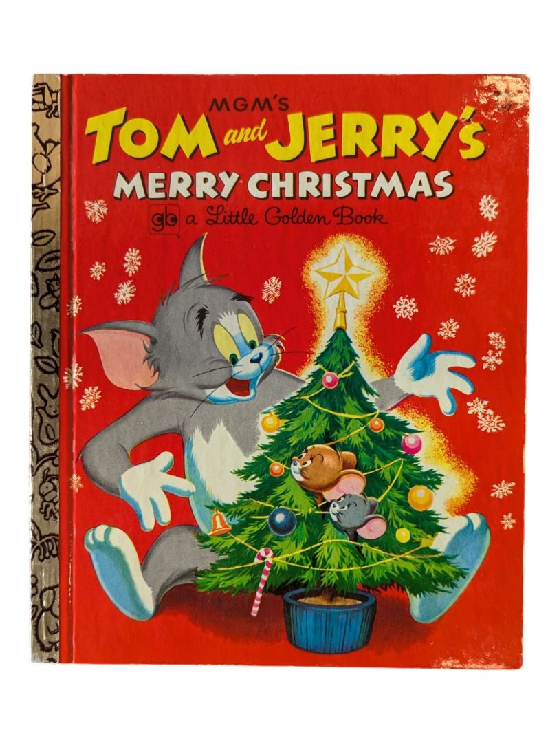 Vintage Little Golden Book Christmas Lot of 6 – Disney, Tom & Jerry, Santa & Holiday Stories