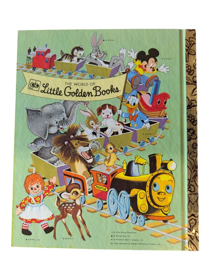 Vintage Disney Little Golden Books Lot of 7 – Mother Goose, Winnie-the-Pooh, Donald Duck, Bambi & Snow White