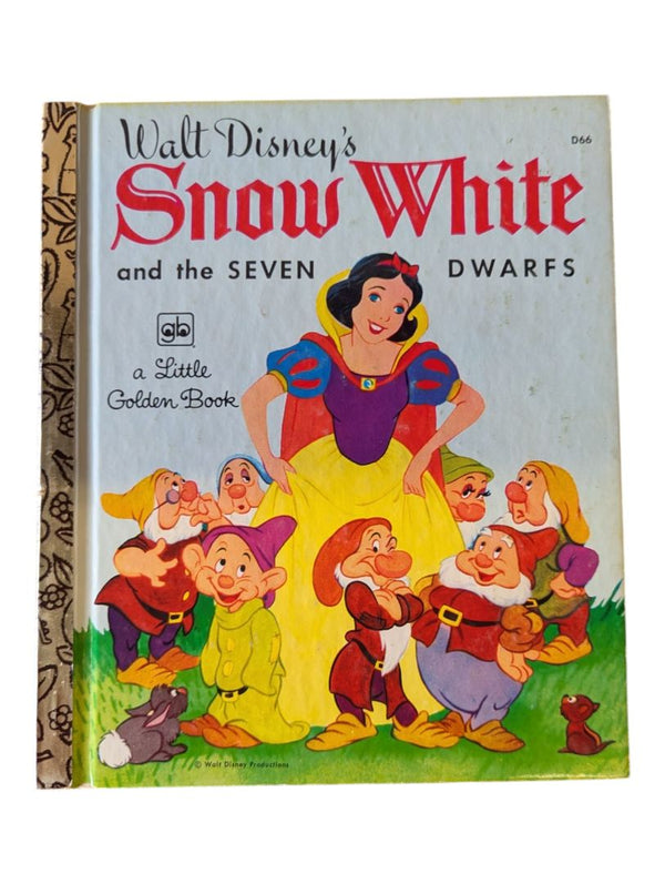 Vintage Disney Little Golden Books Lot of 7 – Mother Goose, Winnie-the-Pooh, Donald Duck, Bambi & Snow White