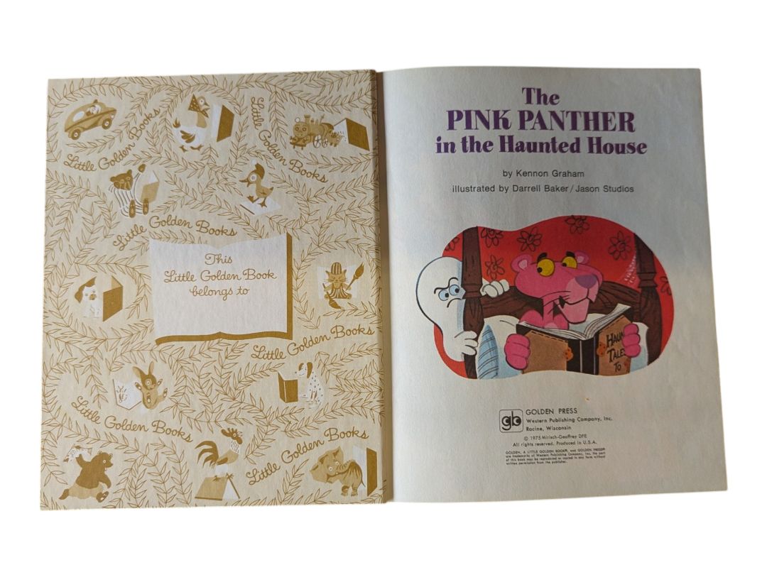 Vintage Little Golden Books Lot of 7 – Disney, Pink Panther, Robin Hood & Bambi