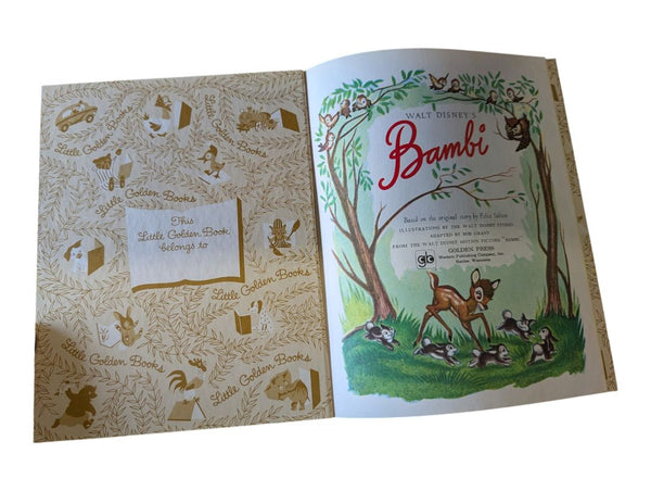 Vintage Little Golden Books Lot of 7 – Disney, Pink Panther, Robin Hood & Bambi