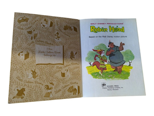 Vintage Little Golden Books Lot of 7 – Disney, Pink Panther, Robin Hood & Bambi