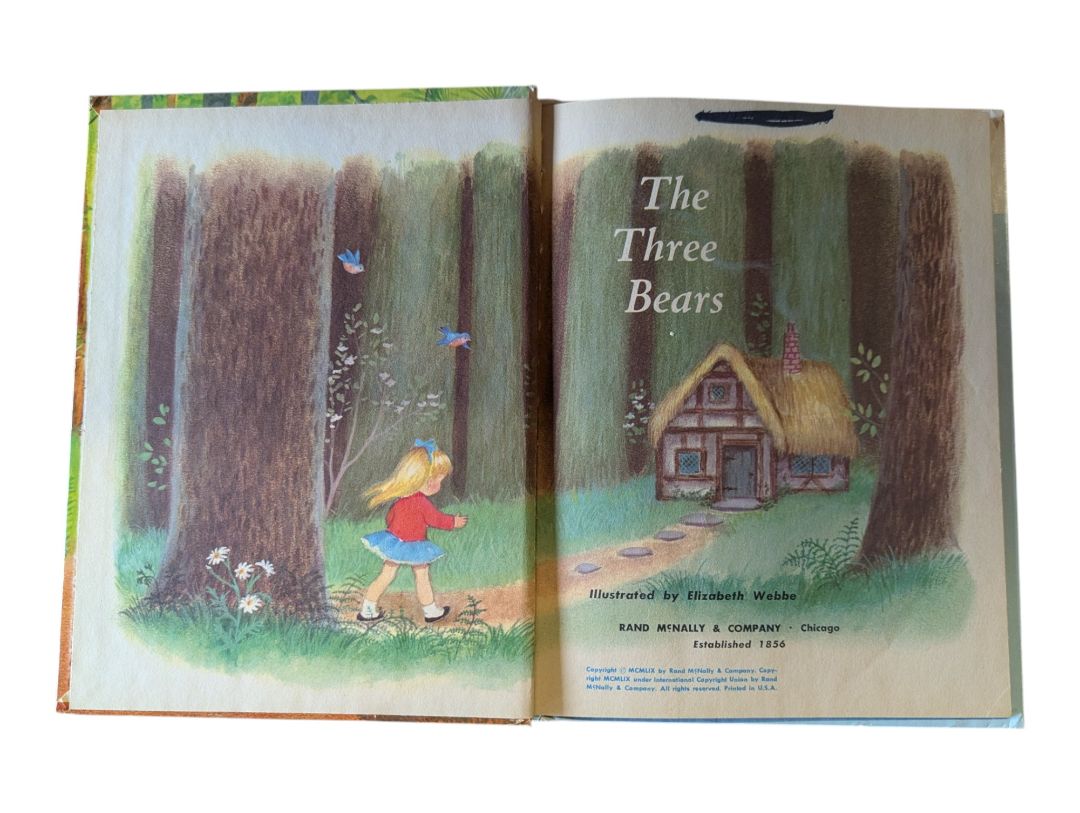 Vintage Children’s Book Lot of 4 – Disney, Rand McNally, Wonder Books & Classic Story Titles