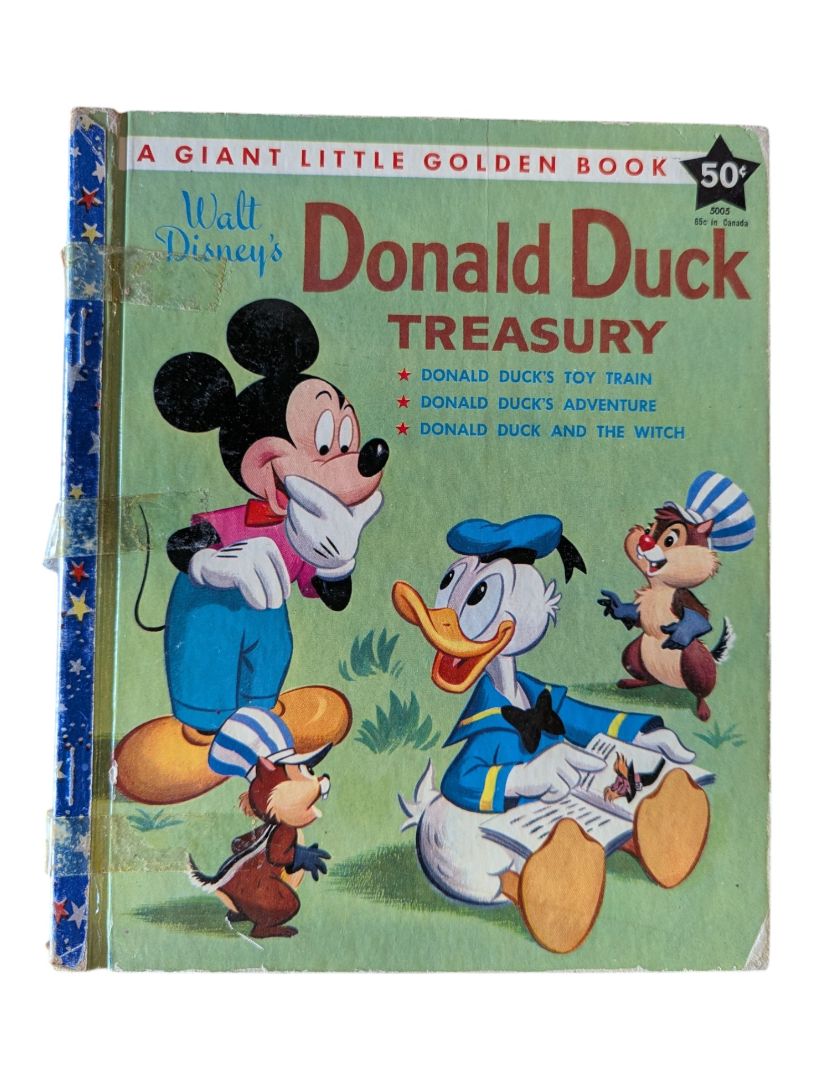 Vintage Children’s Book Lot of 4 – Disney, Rand McNally, Wonder Books & Classic Story Titles