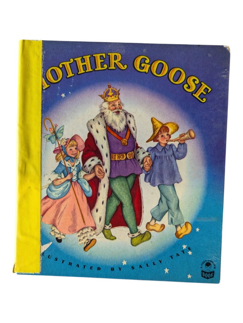 Vintage Children’s Book Lot of 2 – The Night Before Christmas & Mother Goose
