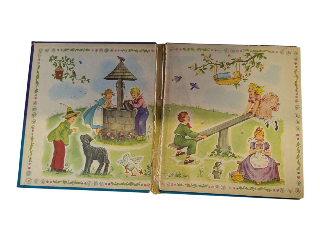 Vintage Children’s Book Lot of 2 – The Night Before Christmas & Mother Goose