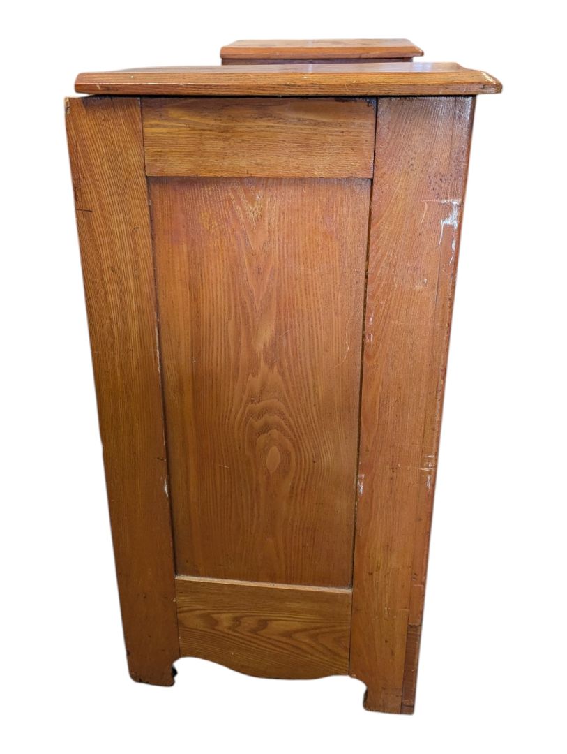 Antique Wooden Vanity Dresser with Mirror