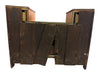 Antique Wooden Vanity Dresser with Mirror
