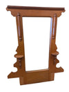 Antique Wooden Vanity Dresser with Mirror