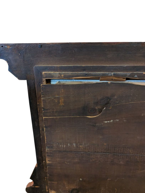 Antique Wooden Vanity Dresser with Mirror