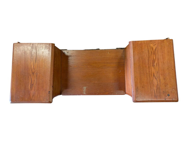 Antique Wooden Vanity Dresser with Mirror