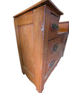 Antique Wooden Vanity Dresser with Mirror
