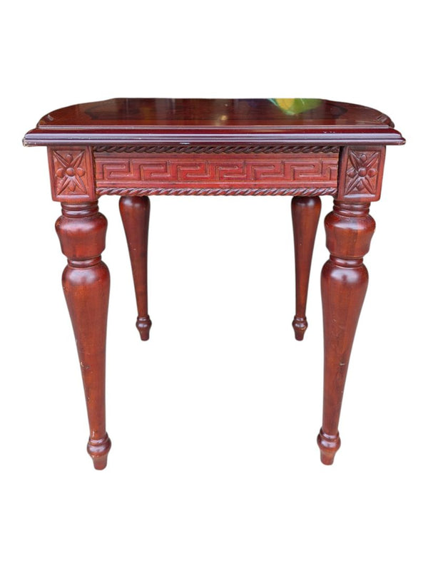 Vintage Burl Wood Coffee & Matching End Table Set